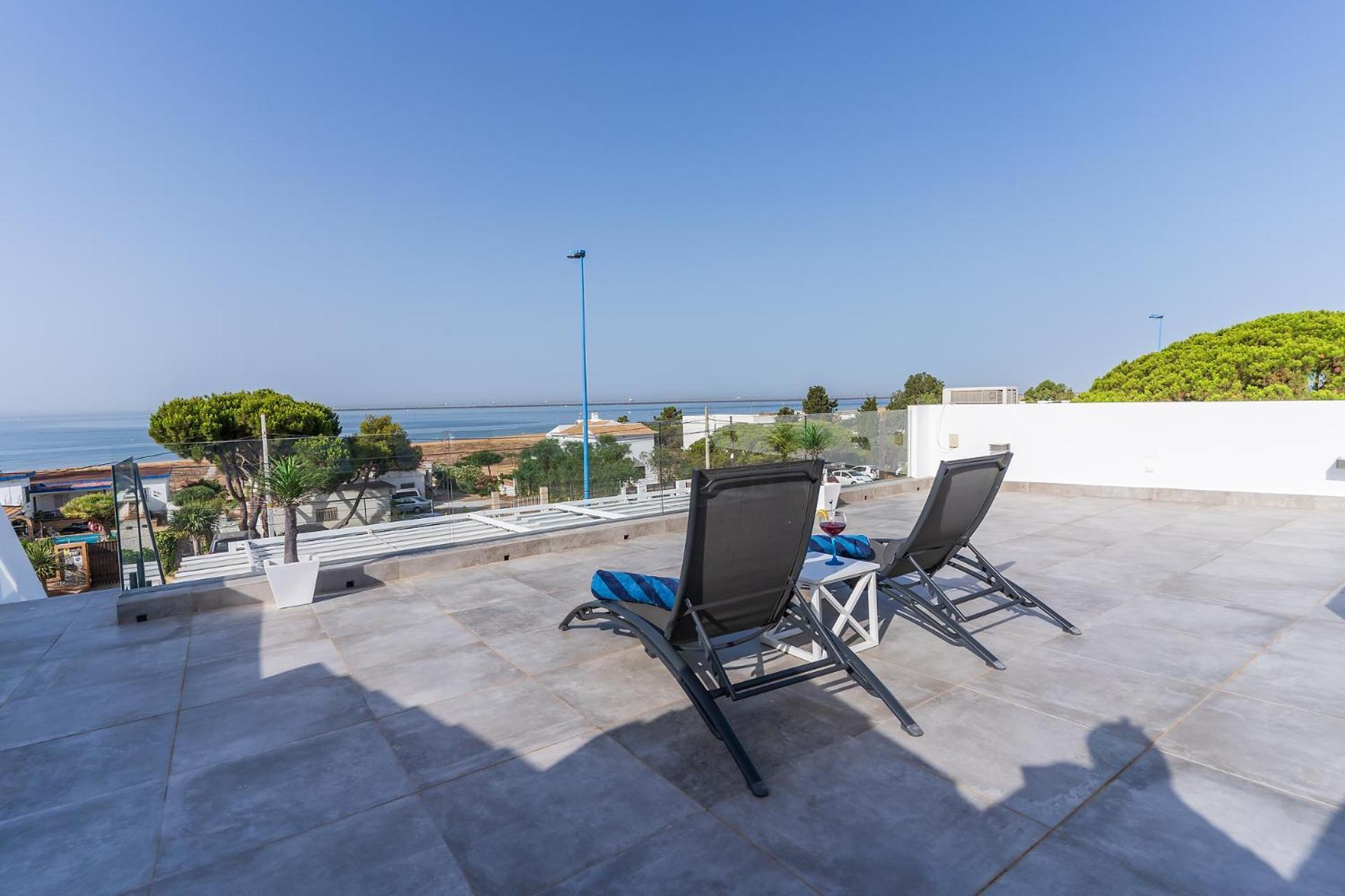 Casa Mazagon Con Vistas Al Mar Villa Buitenkant foto