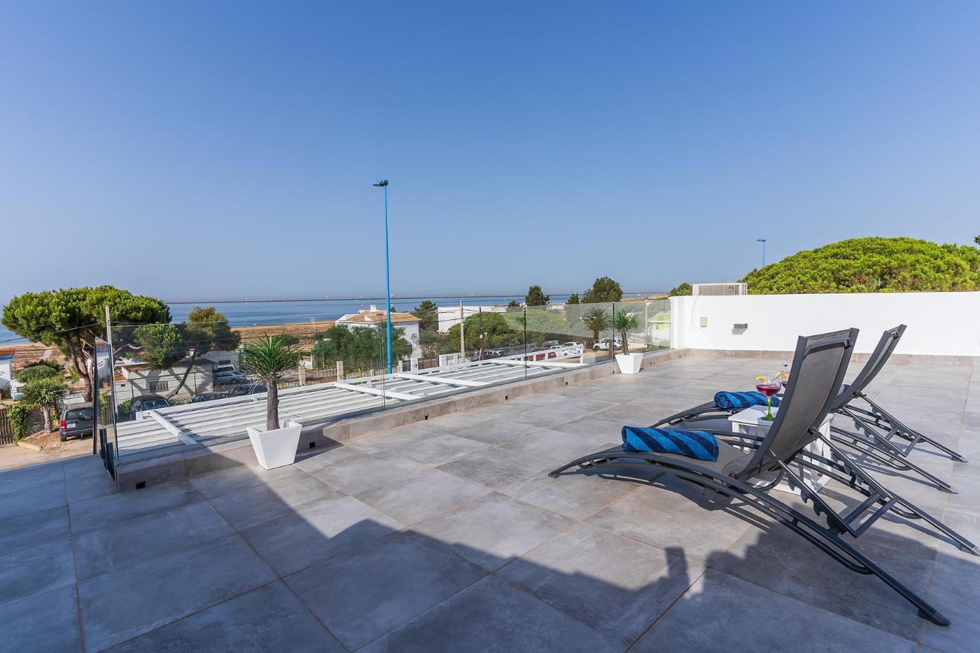 Casa Mazagon Con Vistas Al Mar Villa Buitenkant foto